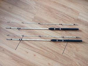 Canne à pêche spinning personnalisable à partir <span class=keywords><strong>de</strong></span> 1 USD, 3m, en fibre <span class=keywords><strong>de</strong></span> verre, solide, pas chère, motif <span class=keywords><strong>crocodile</strong></span>, 2 sections - Product Image 4