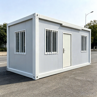 Maison préfabriquée modulaire minimaliste moderne, maison portable, maison conteneur détachable avec service clé en main