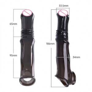 卸売クリトリス刺激装置10個の強力な振動エアポンプインフレータブルGスポットラビットバイブレーターを備えたリアルなディルド - Product Image 6