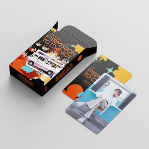 KPOP <span class=keywords><strong>Jungkook</strong></span> Taehyung <span class=keywords><strong>J</strong></span>-<span class=keywords><strong>Hope</strong></span> PERMISSION DANCE 55 Piezas/caja Fototarjetas de Papel Jimin Suga Jin Regalo para Fans Coleccionistas - Product Image 3