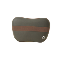 Oreiller de massage professionnel sans fil rechargeable chauffant Shiatsu pour le sommeil et le pétrissage