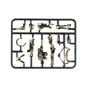 Accesorios de Mini Figuras de Armas del Ejército de Camuflaje de la Segunda Guerra Mundial - Arco Táctico, Rifle de Francotirador, <span class=keywords><strong>Granada</strong></span>, Plástico ABS, Juguete de Ensamblaje DIY - Product Image 1