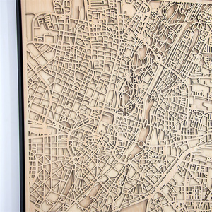 <span class=keywords><strong>Personnalisé</strong></span> 3d City Street Map Peinture décorative en bois DIY Cadeau de vacances exclusif pour les amis - Product Image 3