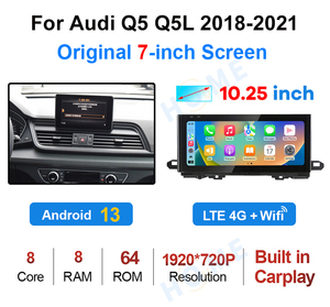Araba <span class=keywords><strong>Video</strong></span> oyuncular için 2017 AUDI Q5 Q5L 08-21Factory fiyat 12.5 "Android13 oto Apple Carplay GPS navigasyon merkezi multimedya - Product Image 5