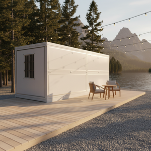 Cabaña Plegable de 20 pies, <span class=keywords><strong>Casa</strong></span> Prefabricada Lista <span class=keywords><strong>para</strong></span> Alquilar <span class=keywords><strong>para</strong></span> Negocios de Airbnb, Proyectos de Estadías en Granjas y Glamping - Product Image 5