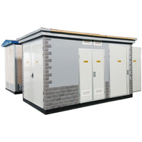 Sous-station de transformateur compacte préfabriquée combinée à boîtier électrique extérieur ZBW 25KV