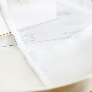 Rideau en mousseline léger et fin pour fenêtre, salon, <span class=keywords><strong>blanc</strong></span>, jacquard floral, tulle en polyester, voile, tissu transparent - Product Image 6