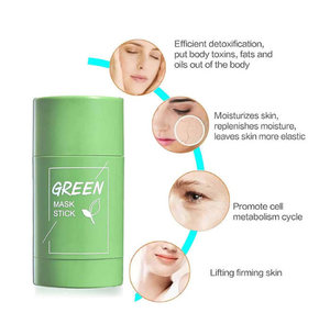 <span class=keywords><strong>Masque</strong></span> Tissu Éclaircissant Visage et Pieds à la Vitamine C et Aux Herbes Sous Marque Avec Thé Vert Pour le Soin de la Peau du Nez, du Visage et des Pieds - Product Image 4