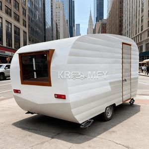 Chariot de rue entièrement équipé de 4 m, remorque à café, camion de cuisine mobile, cuisine extérieure - Product Image 4