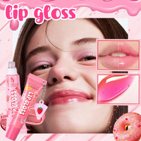Crema Labial Hidratante y Voluminizadora al por Mayor con Manteca de Karité Natural, Protector Solar Nutritivo de Larga Duración, Brillo Labial Impermeable para Labios Secos