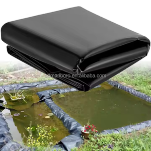 <strong>Long</strong>-Lasting Anti-UV HDPE Geomembrane Pond <strong>Liner</strong> Fish Farm Black Film for Dam Artificial Lake Geomembrane Pond <strong>Liner</strong> - Product Image 1
