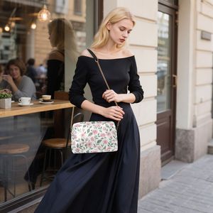 Wholesale Custom Logo Crossbody <b>Bag</b> for Women Floral Print Shoulder Purse with Chain Strap Small Square <b>Bag</b> for Date Party <b>Gift</b> - Product Image 4