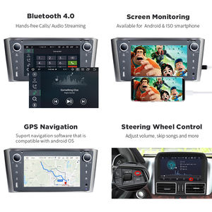 Autoradio Android 10, IPS, DSP, Navigation GPS, BT, Wifi, lecteur multimédia, audio stéréo, Carplay, pour voiture Toyota Avensis <span class=keywords><strong>T25</strong></span> (2002 à 2008) - Product Image 2
