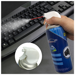 Vente en gros de dépoussiérage à air comprimé de 400ml pour l'électronique, jet de dépoussiérage à gaz comprimé - Product Image 2