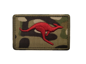 Bordado <span class=keywords><strong>canguro</strong></span> australiano camuflaje IR identificación gancho bucle parches tácticos para ropa sombreros y mochilas Decoración - Product Image 6