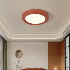 Plafonnier LED de style japonais Wabi-Sabi, protection des yeux, moderne et minimaliste, luminaire pour la maison, style français européen pour la chambre principale - Product Image 1