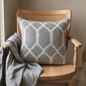 Handmade Wool Loop Cushion <b>Covers</b> Boho Textured <b>Boucle</b> Pillow <b>Cover</b> Custom Decorative <b>Sofa</b> Cushion Case - Product Image 2