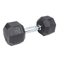Ensemble d'haltères hexagonales en fonte et caoutchouc de haute qualité 150 lb pour salle de sport à domicile avec exercices de fitness complets et support de rangement – Équipement de gym