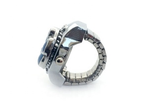 Relojes de Anillo con Forma de Flor, Acero Inoxidable, Estilo Italiano, Cuarzo Romano, Reloj de Dedo, Regalo para Mujeres - Product Image 4