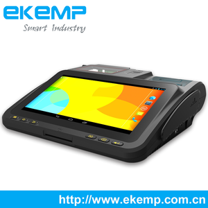 Tablette d'inscription biométrique, imprimante thermique, lecteur d'empreintes digitales, lecteur <span class=keywords><strong>de</strong></span> cartes intelligentes avec ou sans contact, NFC, RFID, 4G LTE, POS - Product Image 1