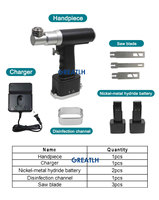 Instruments orthopédiques, perceuse et scie orthopédiques, scie oscillante électrique, scie électrique