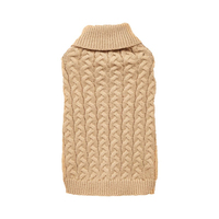 Vêtements pour chiots épais et chauds en gros, vêtements d'hiver de luxe pour animaux de compagnie, vêtements pour chiens, pull en tricot confortable, veste