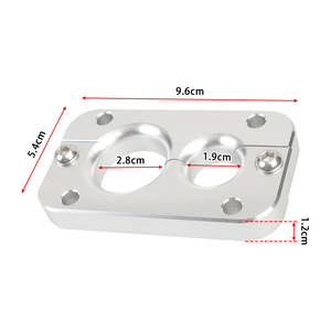Aluminum Locking Ring Separator 9.6cm x 5.4cm x 1.2cm for Terminator X Firewall <b>Harness</b> Repair - Product Image 1