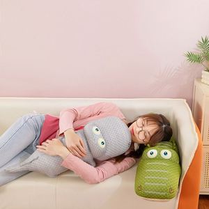 Juguetes de Peluche de Tortuga Verde y Rosa, Cojín Suave de Tortuga, Almohada <span class=keywords><strong>Oogway</strong></span>, Respaldo, Muñecos de Peluche de Tortuga de Ojos Grandes, Regalo para Niños - Product Image 4