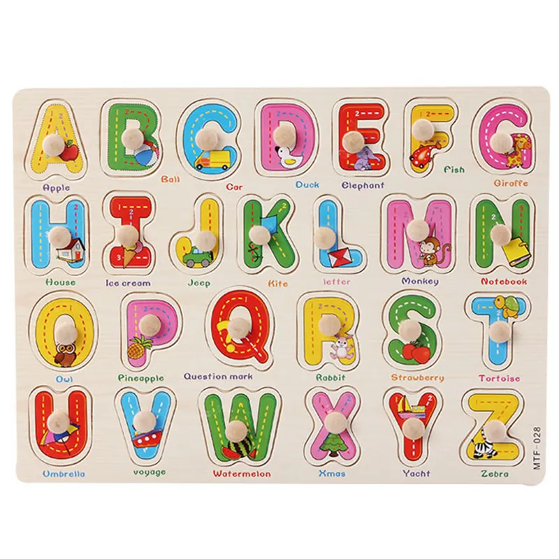 幼児就学前アラビア語アルファベット文字ボードパズル木製子供早期学習教育木材モンテッソーリおもちゃ子供用