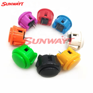 Bouton rond de 30 mm en plastique pour machine de jeu à monnayeur - Vente chaude - Product Image 3