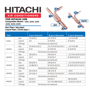Hailiang điều hòa không khí VRF ống đồng không khí <span class=keywords><strong>y</strong></span> chi nhánh Ống refnet chung chi nhánh đường ống kit Gree VRF chi nhánh Ống - Product Image 4