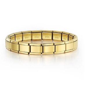 Pulsera de Cadena Elástica Cuadrada de Acero Inoxidable con Dijes Modulares de Diseño Italiano 2026, Regalo para Mujer - Product Image 2