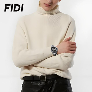 นาฬิกาควอตซ์โครโนกราฟผู้ชาย FIDI ขายส่ง รับผลิตตามแบบ OEM พร้อมโลโก้ กันน้ำ 3ATM ตัวเรือนสแตนเลสสตีล นาฬิกาข้อมือสำหรับผู้ชายสไตล์ธุรกิจและกีฬา - Product Image 3
