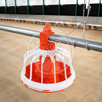 Système d'alimentation automatique pour volailles, mangeoire à plateau PP, abreuvoir à tétine, pour 1000 à 50000 oiseaux, pour élevage de poulets de chair, poulailler