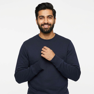Nuevas sudaderas oversize de 300 g/m² con proceso cepillado cálido para hombre, bordadas, básicas, para correr, tops tipo jersey, venta al por mayor, colección otoño-invierno 2026 - Product Image 1
