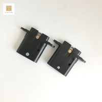 Roulette de porte coulissante noire pour armoire, durable, à faible friction, accessoire de quincaillerie pour meubles