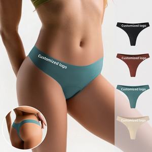 Tanga Brasileña Personalizada Sin Costuras Invisible Anti Camel Toe con Sensación de Segunda Piel y Cobertura Discreta, de Tiro Bajo y Estilo T-Back - Product Image 2