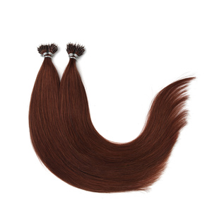 KSWIGS Extensions capillaires Nano Loop brunes, Cheveux vierges russes, Double tirage, Double trame, Pour extension en salon - Product Image 4