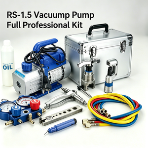 <span class=keywords><strong>Pompe</strong></span> à vide rotative à une seule étape RS-1.0/RS-1.5/RS-2.0 220V pour CVC R410A, <span class=keywords><strong>kit</strong></span> optionnel avec manomètre et tuyaux de charge - Product Image 6