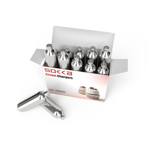 Cargadores de Crema de 8g, Cartuchos de Gas para Batir, Herramientas para Hornear al por Mayor, Marca <span class=keywords><strong>Sokka</strong></span>, Precio Más Bajo - Product Image 1