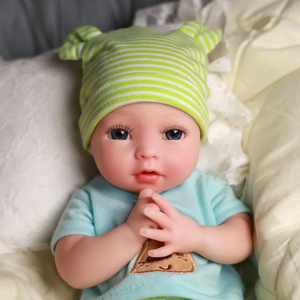 Bébé Reborn en Silicone de Haute Qualité Platinum 100% Réaliste de 30 cm (12 pouces) de Babeside Terry, Jouet Doux pour Garçon, Poupée de Mode - Product Image 1