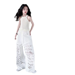 Completo Estivo Fresco per Bambine 2025 – Nuovo Stile alla Moda con Pantaloni Effetto Sfrusciante per Primavera Autunno - Product Image 6