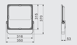 <span class=keywords><strong>Projecteur</strong></span> 400W600W Watts 5 ans de garantie Ip66 étanche pour la construction de golf en plein air Lampes de projection d'aéroport pour l'éclairage de stade - Product Image 6