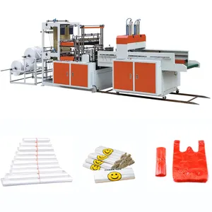 high speed double layer 8 lines shuttle bottom sealing and cutting machine for