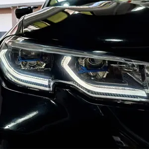 Новый LED DRL Цвет: желтый, белый ангельские глазки поворотный свет наборы LED Drl Противотуманные фары для BMW 3 серии 2018-2021 света для автомобиля