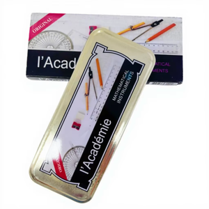 Geometria <span class=keywords><strong>bussola</strong></span> e goniometro Set di 6 pezzi strumenti di matematica per gli studenti delle scuole medie - Product Image 1