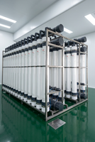 Usine de traitement d'eau à l'échelle de la ville clé en main, technologie intégrée UF RO, grande capacité, projet d'approvisionnement en eau potable