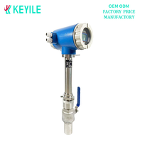 Débitmètre magnétique pour eaux usées Atech Insertion-style Emag Débitmètre électromagnétique enfichable alimenté par batterie