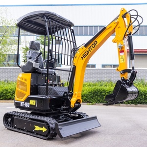 Mini-excavatrice sur chenilles HT18C de Source Factory, multifonctionnelle, hydraulique, pour travaux agricoles, de remise en état et d'infrastructure. - Product Image 2
