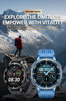 Reloj Inteligente con Mapa Offline, GPS de Doble Frecuencia, Monitoreo de Salud Deportiva, Linterna LED AMOLED, Brújula